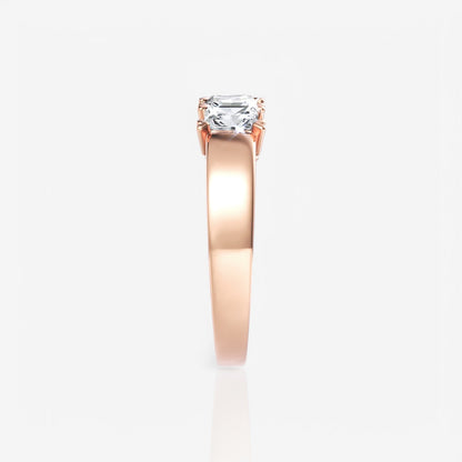18kt rose gold/0.50/perspective