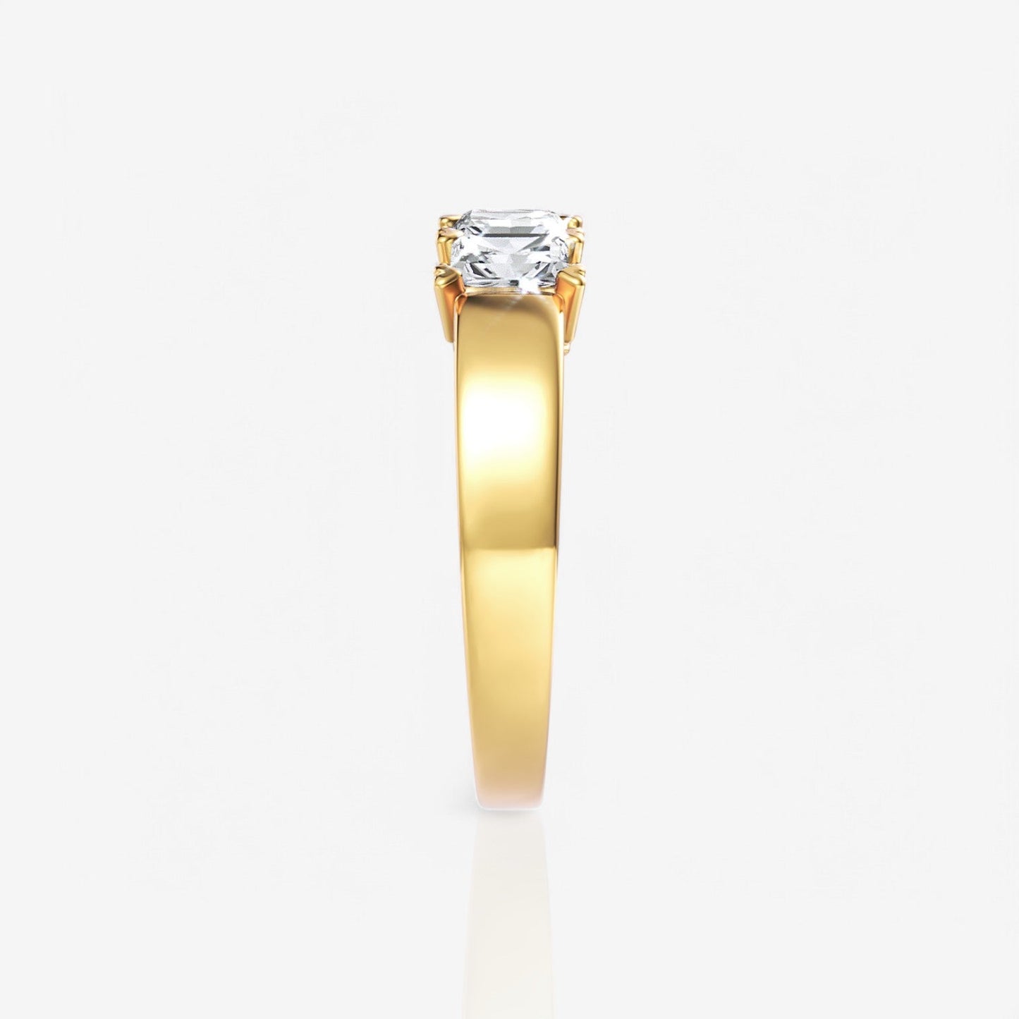 18kt yellow gold/0.50/perspective