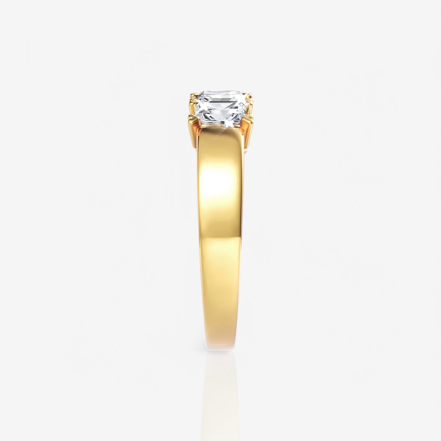 18kt yellow gold/0.50/perspective