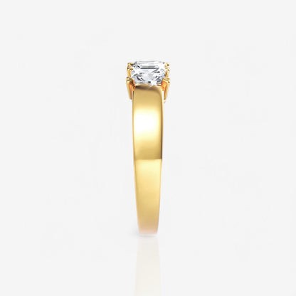 18kt yellow gold/0.50/perspective