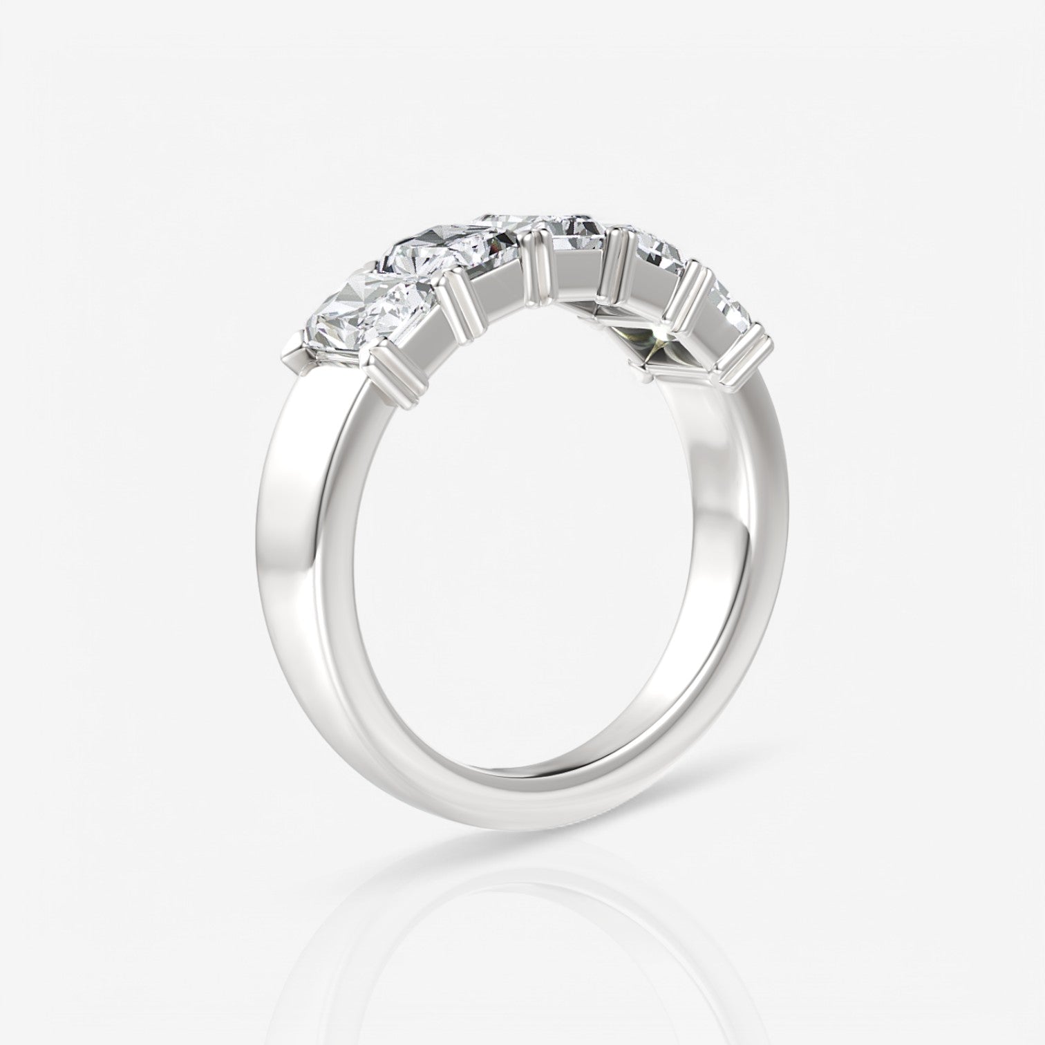 14kt white gold/18kt white gold/platinum/2.00/side