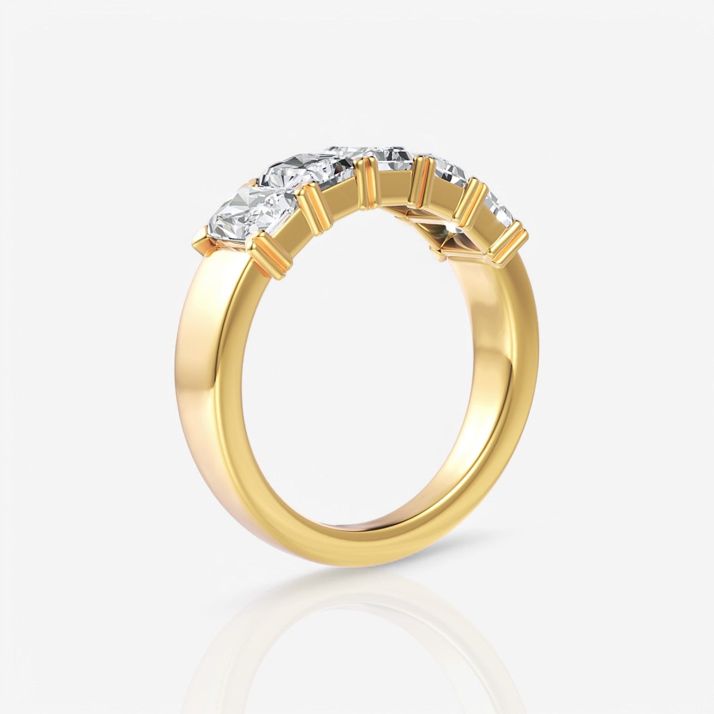 18kt yellow gold/3.00/side