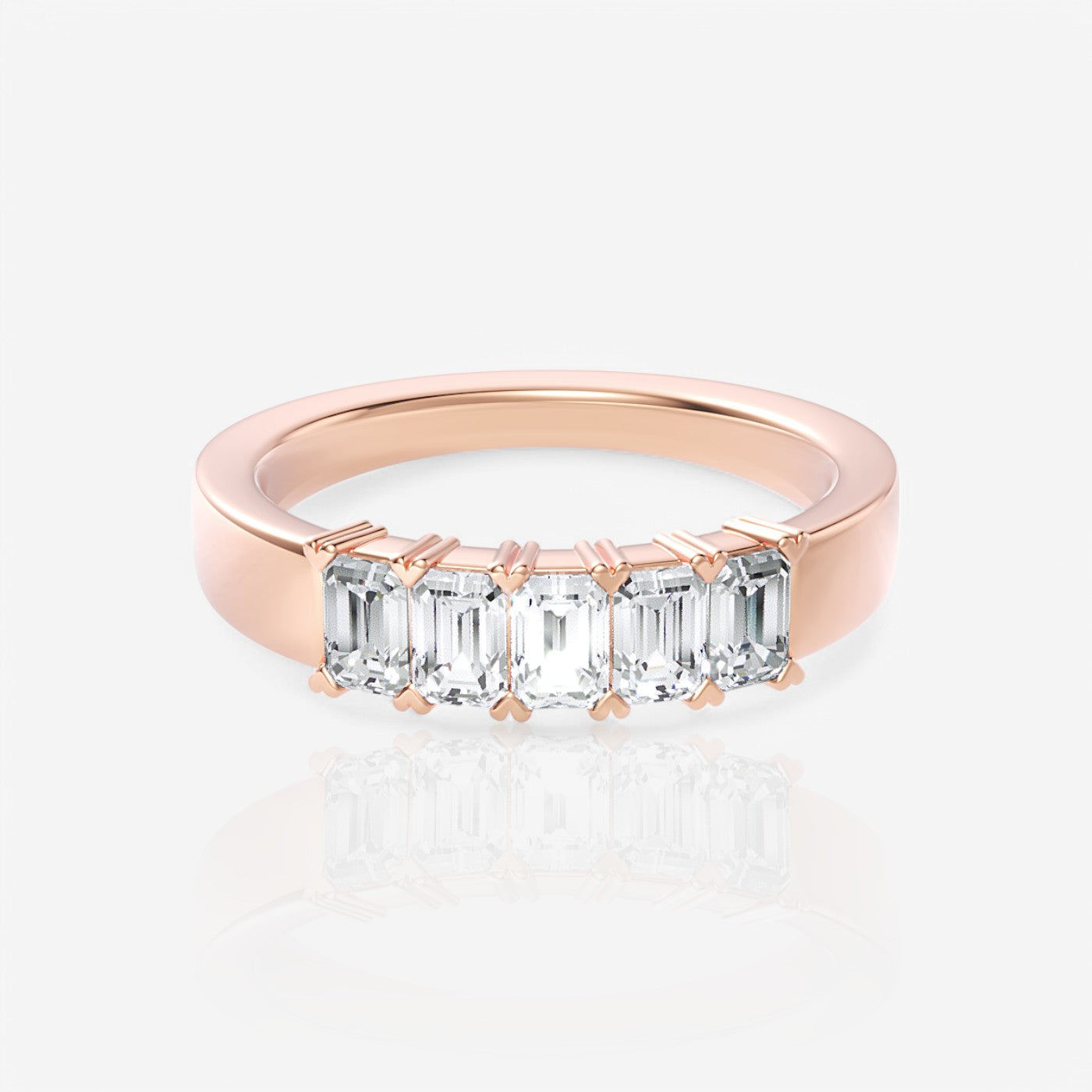 18kt rose gold/1.00/top