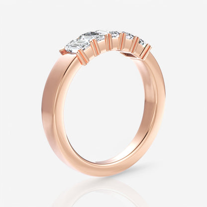 18kt rose gold/1.00/side