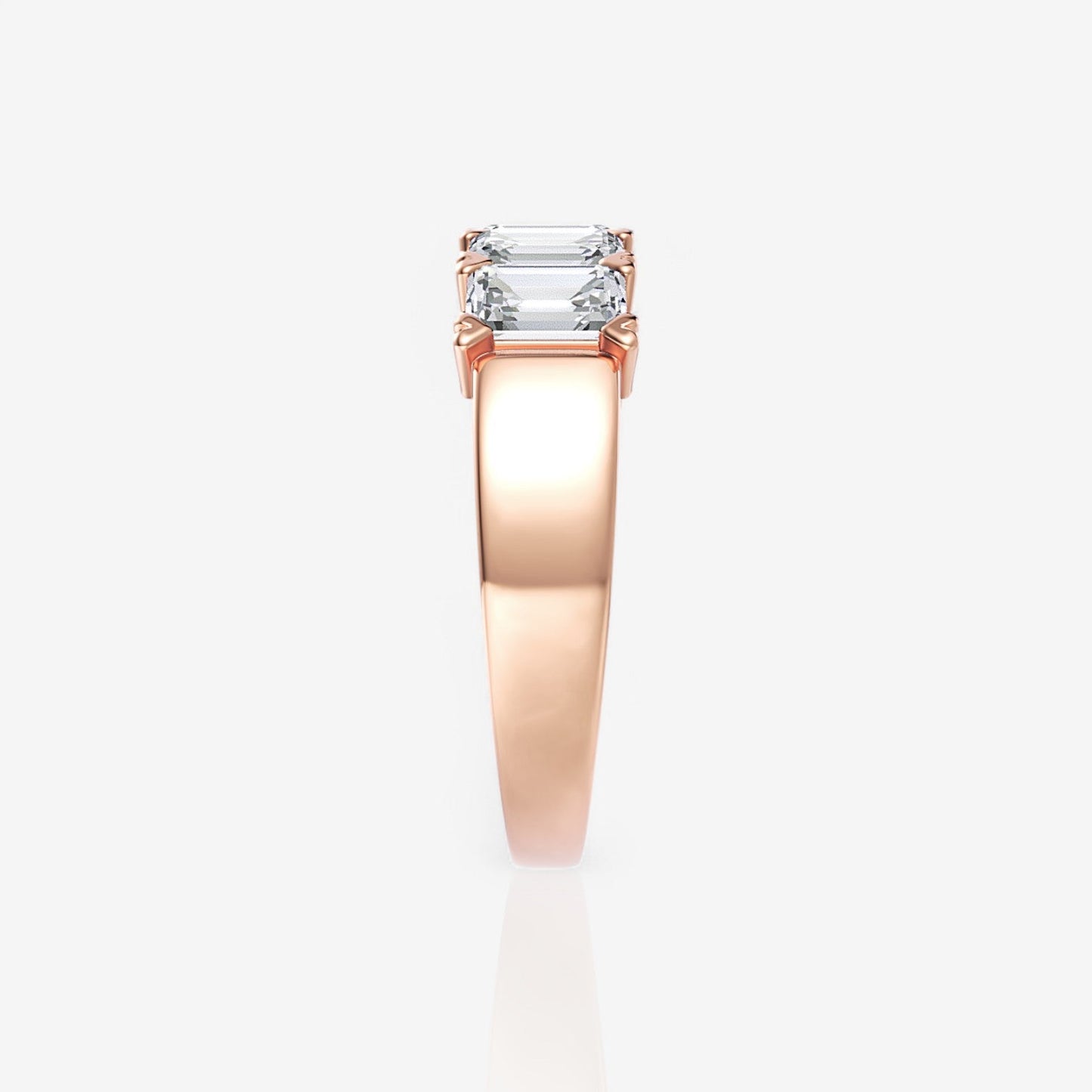 18kt rose gold/2.00/side