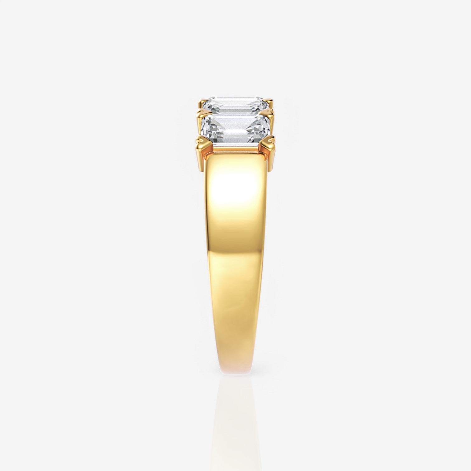 18kt yellow gold/2.00/side