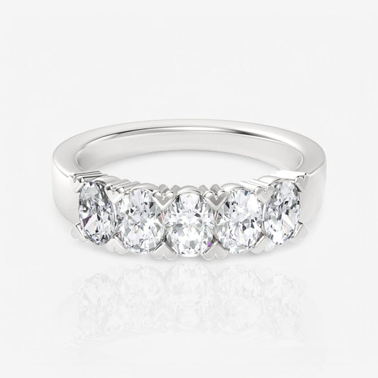 14kt white gold/18kt white gold/platinum/1.00/top