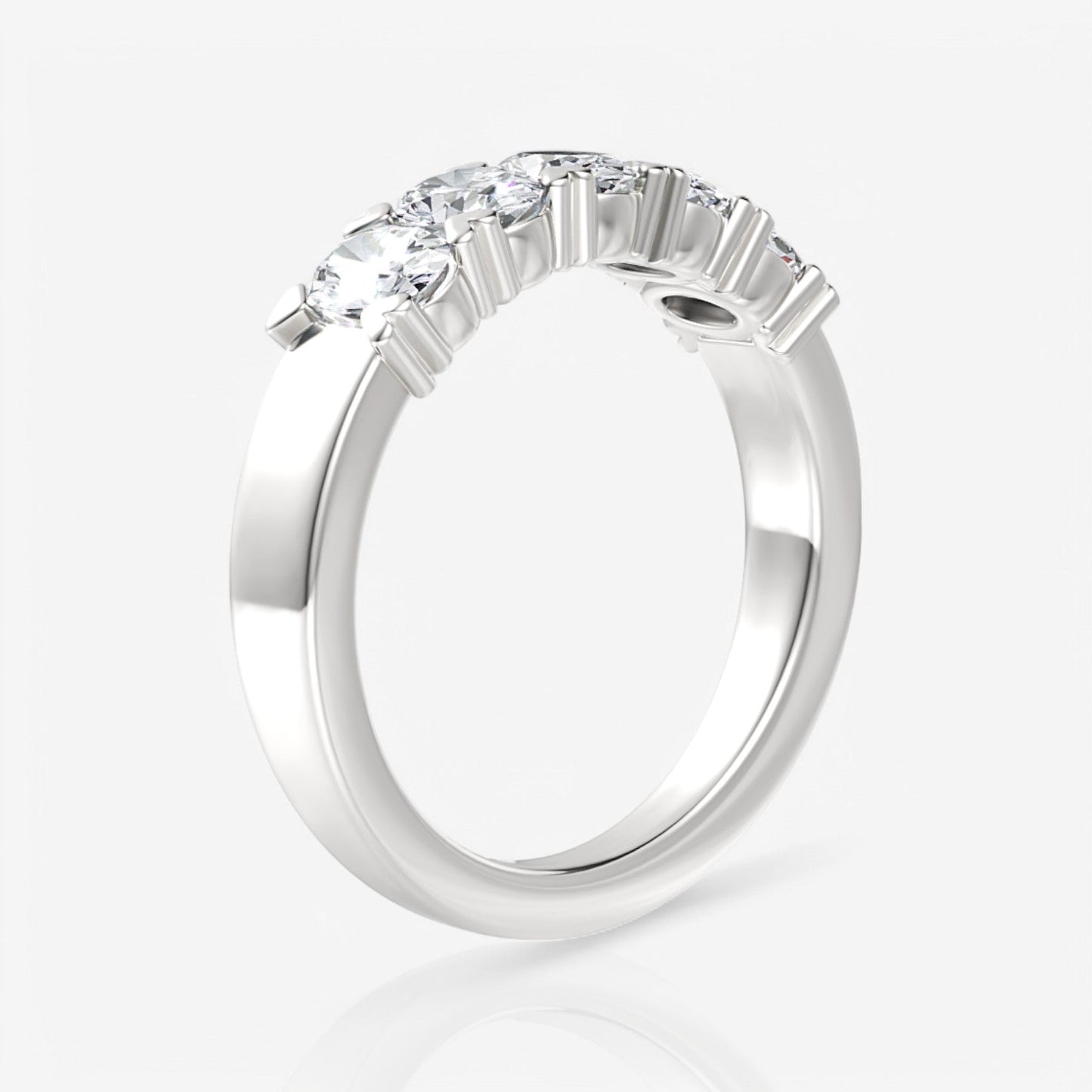 14kt white gold/18kt white gold/platinum/0.75/side
