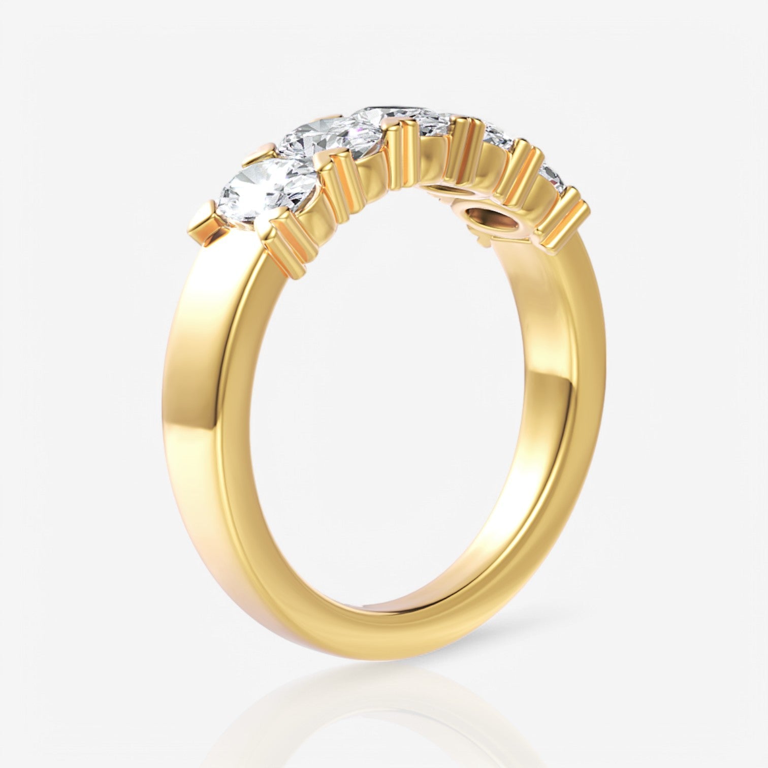 18kt yellow gold/0.50/side