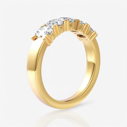 18kt yellow gold/1.00/side