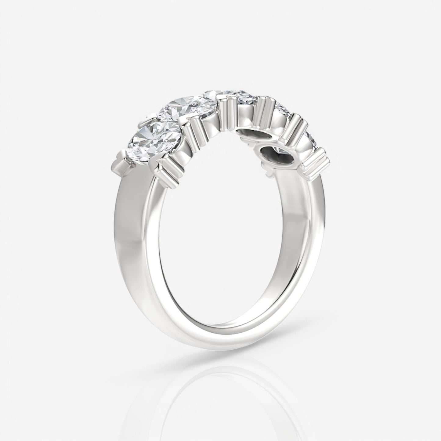14kt white gold/18kt white gold/platinum/3.00/side