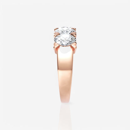 18kt rose gold/3.00/perspective