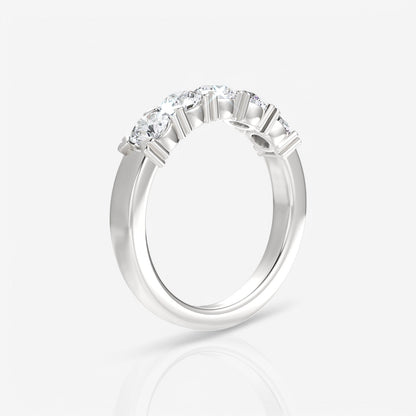 14kt white gold/18kt white gold/platinum/0.75/side