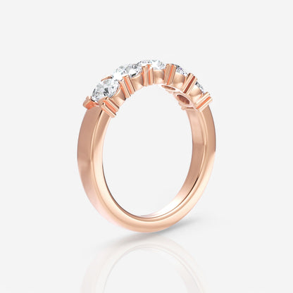 18kt rose gold/1.00/side