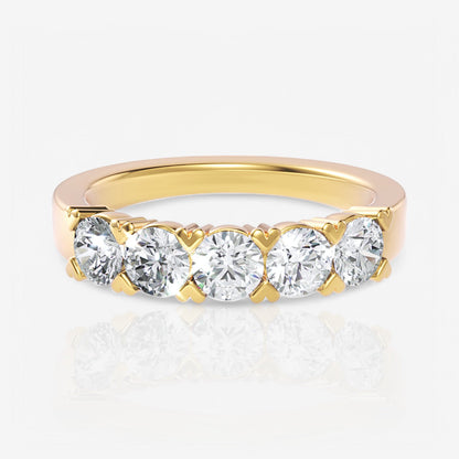 18kt yellow gold/0.75/top