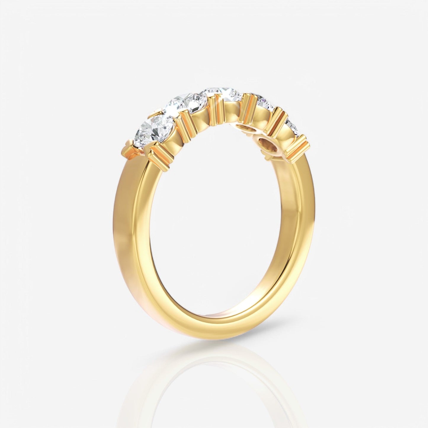 18kt yellow gold/0.75/side