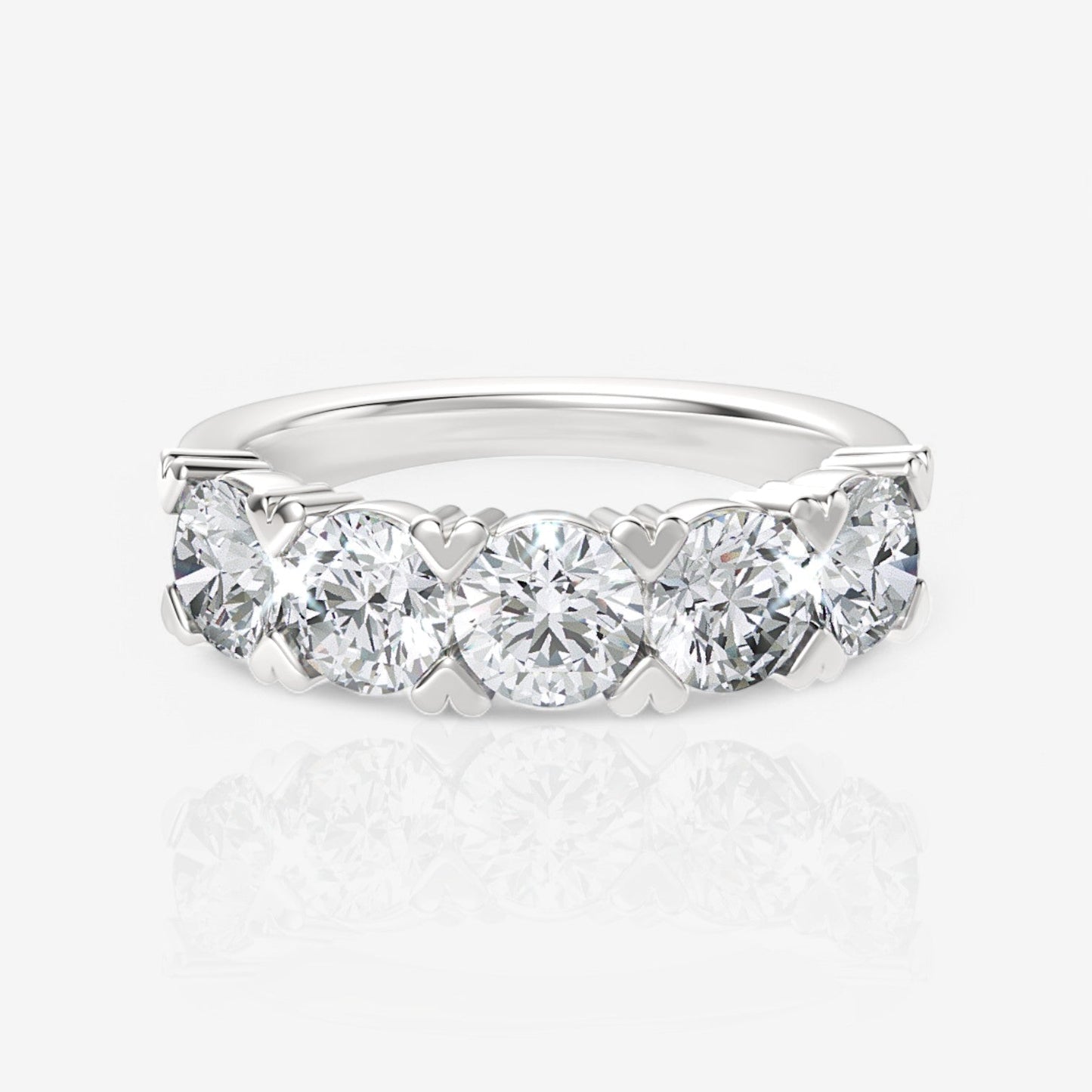 14kt white gold/18kt white gold/platinum/2.00/top