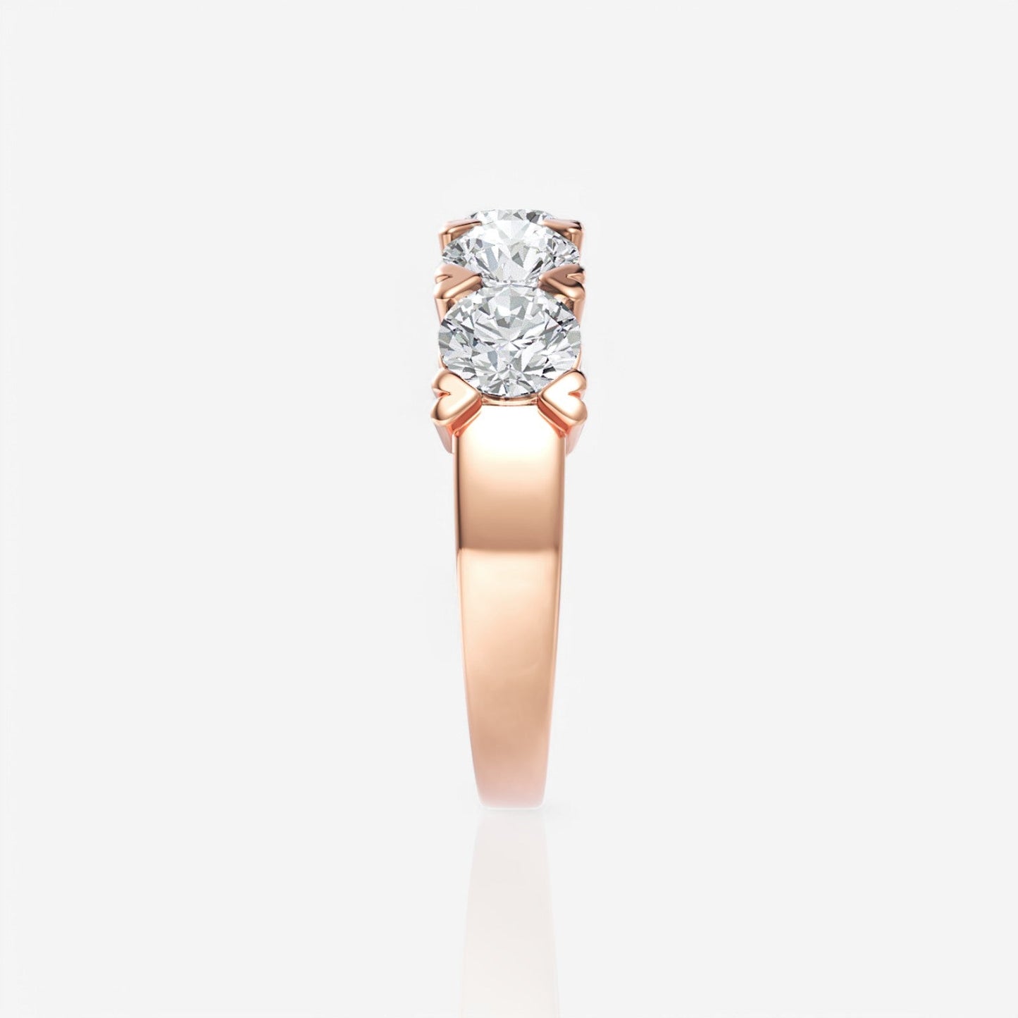 18kt rose gold/3.00/perspective
