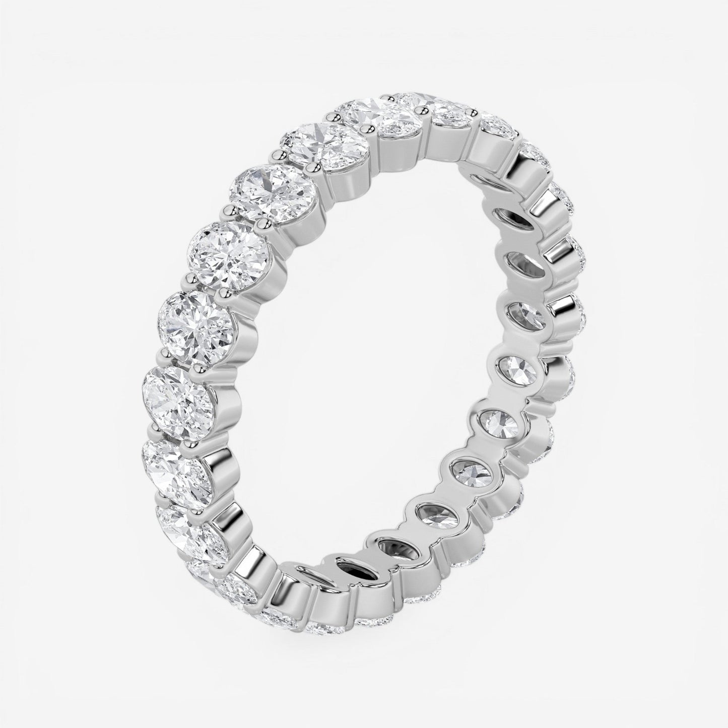14kt white gold/3.00/5/6/7/8/9/front