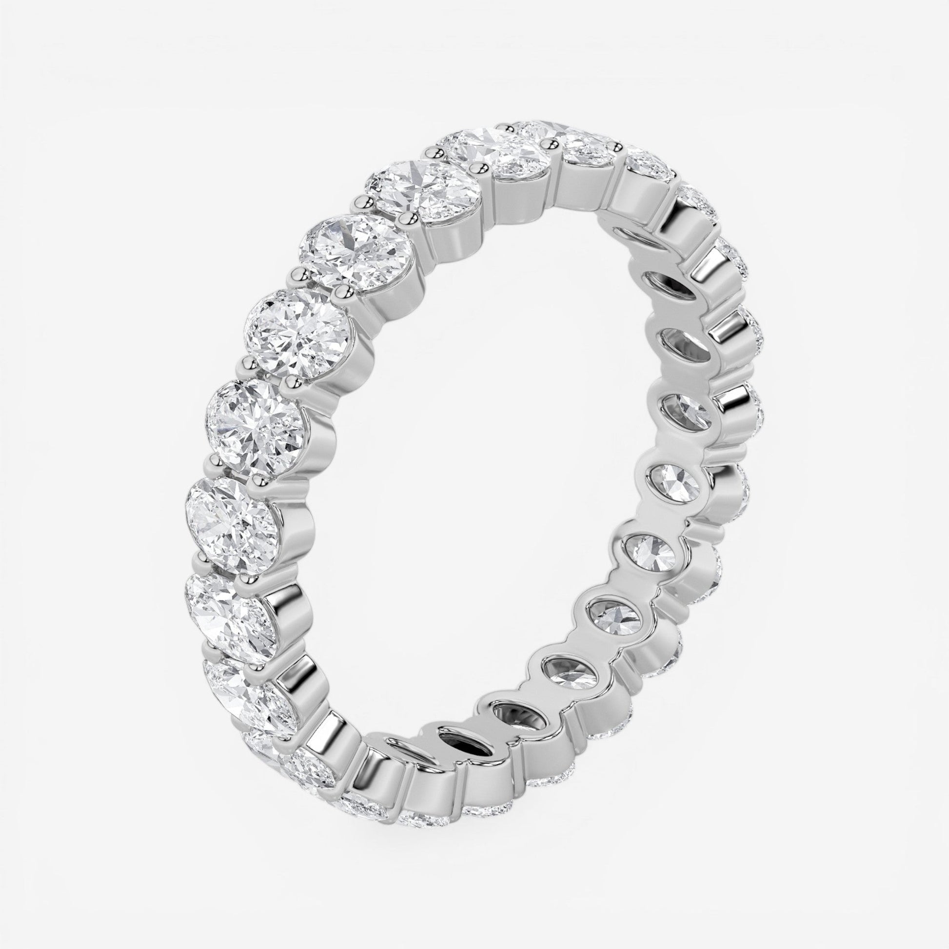 14kt white gold/3.00/5/6/7/8/9/front