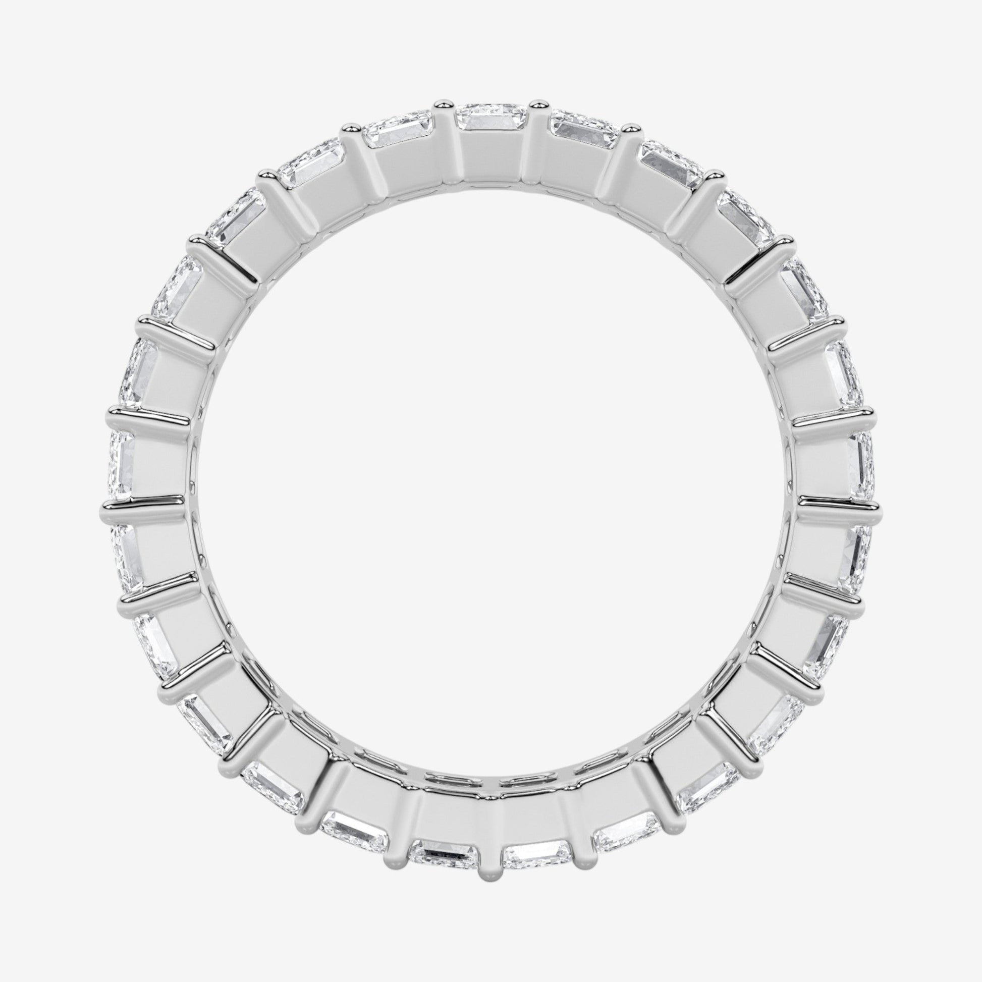14kt white gold/5.00/5/6/7/8/9/side