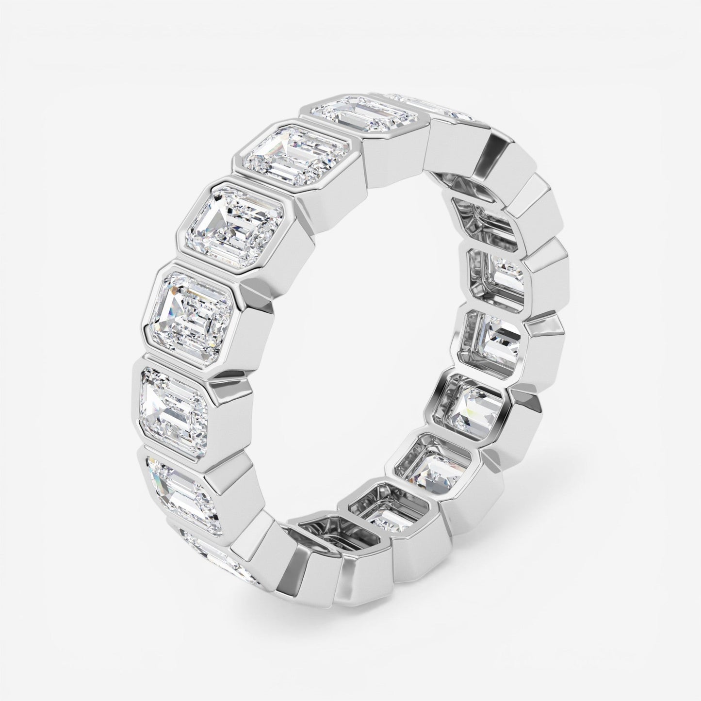 14kt white gold/4.00/5/6/7/8/9/side