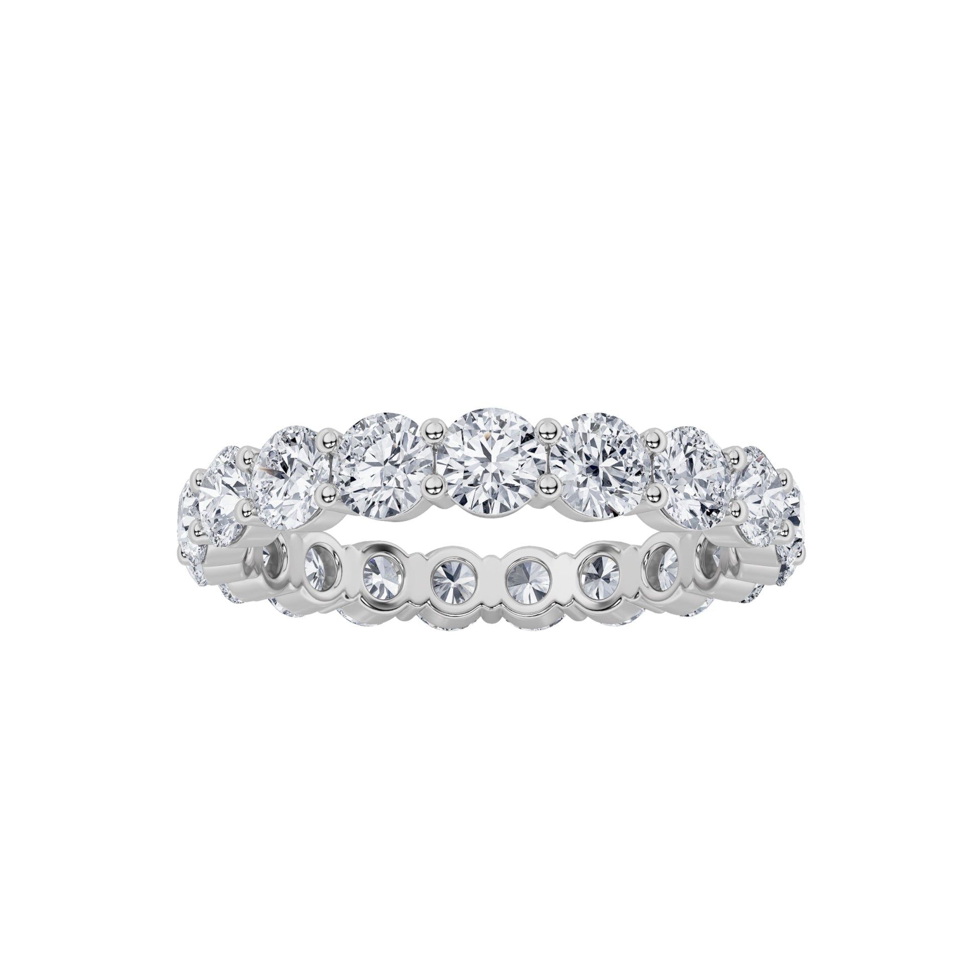 14kt white gold/4.00/5/6/7/8/9/top