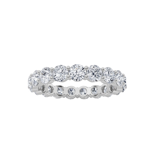 14kt white gold/3.00/5/6/7/8/9/top