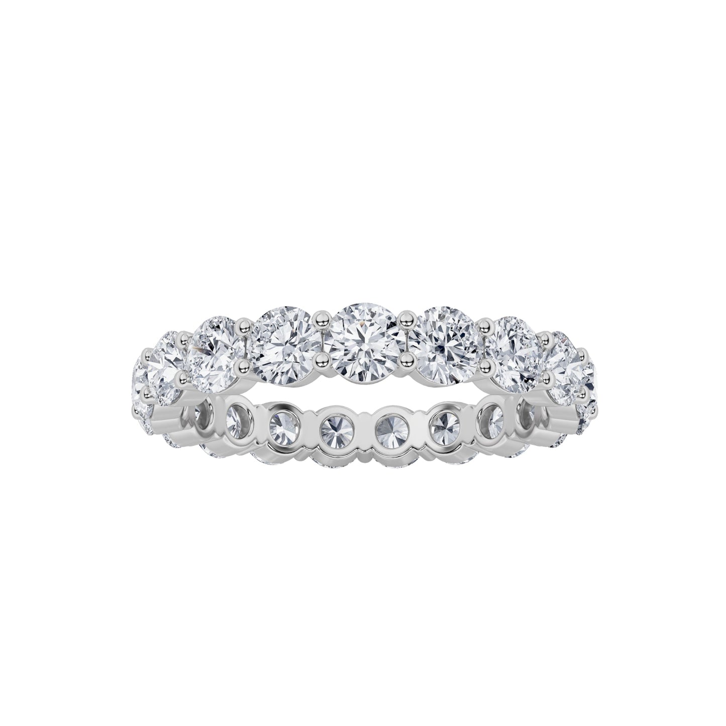 14kt white gold/2.50/5/6/7/8/9/top