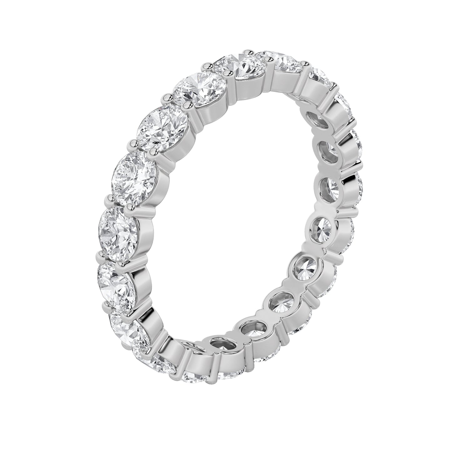 14kt white gold/2.50/5/6/7/8/9/side