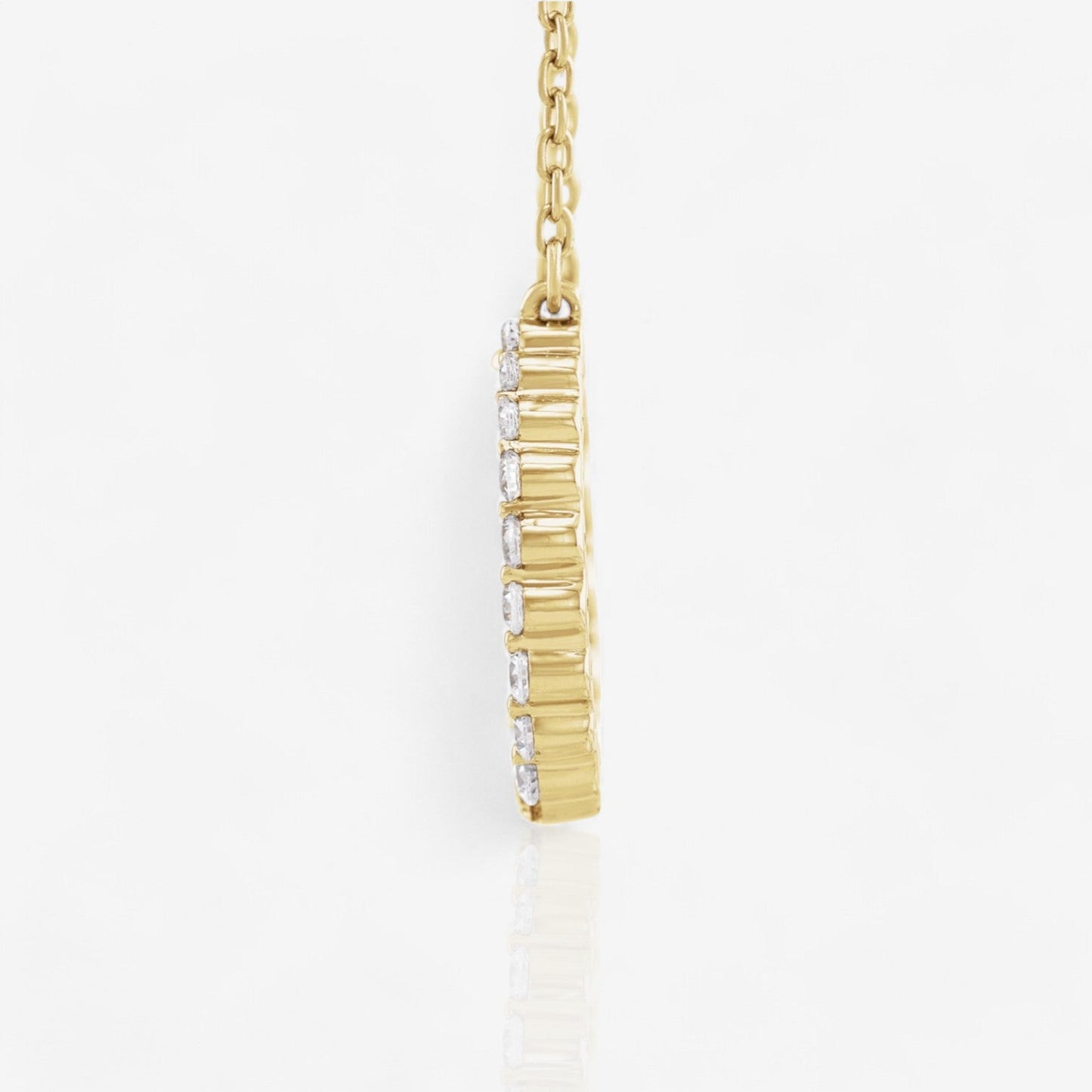 14kt yellow gold/0.38/side