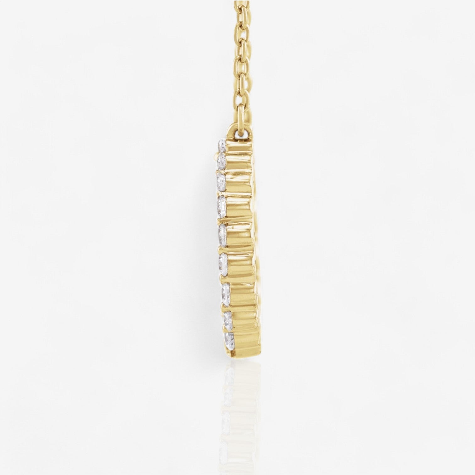 14kt yellow gold/0.38/side