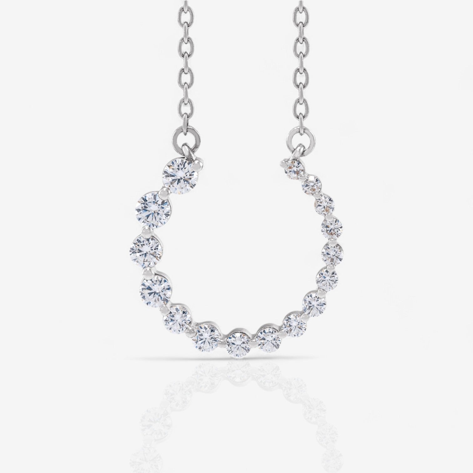 14kt white gold/0.38/top
