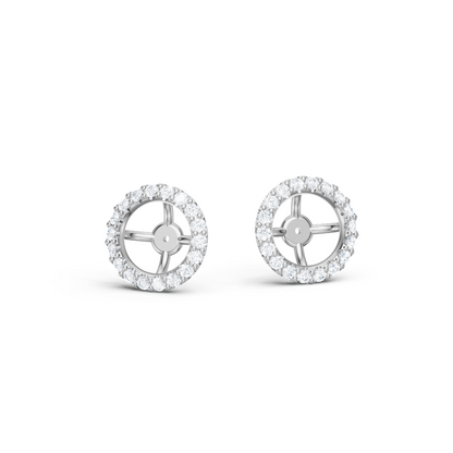 14kt white gold/18kt white gold/platinum/Fits 1.00 CTW Round Four-Prong Studs/Fits 1.50 CTW Round Four-Prong Studs/Fits 2.00 CTW Round Four-Prong Studs/Fits 3.00 CTW Round Four-Prong Studs/Fits 4.00 CTW Round Four-Prong Studs/top