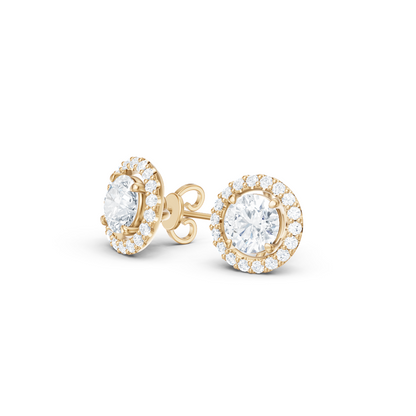 18kt yellow gold/Fits 1.00 CTW Round Four-Prong Studs/Fits 1.50 CTW Round Four-Prong Studs/Fits 2.00 CTW Round Four-Prong Studs/Fits 3.00 CTW Round Four-Prong Studs/Fits 4.00 CTW Round Four-Prong Studs/hover