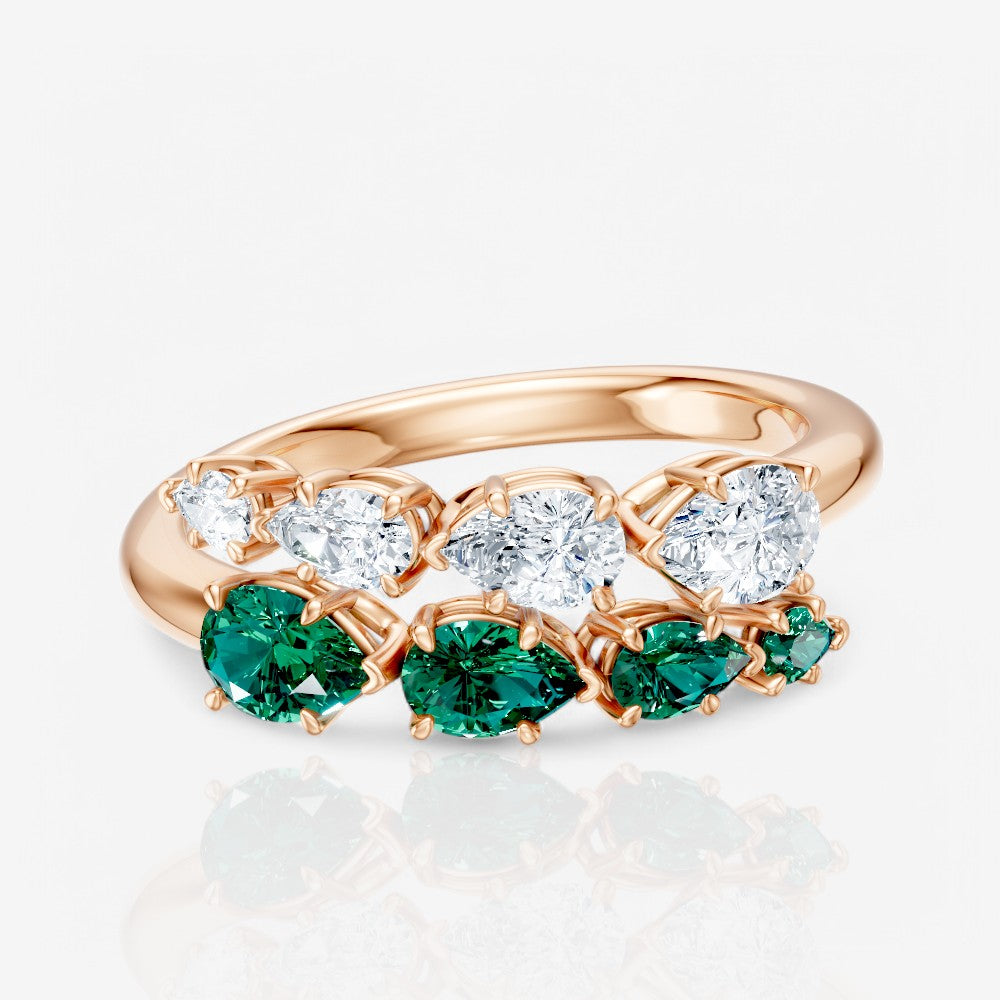 18kt rose gold/1.00/top
