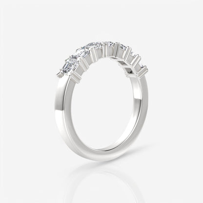14kt white gold/18kt white gold/platinum/0.50/side