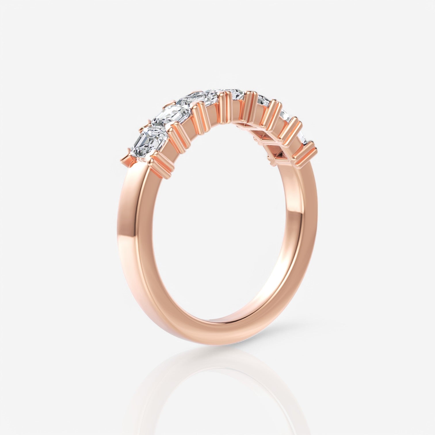 18kt rose gold/1.00/side