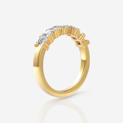18kt yellow gold/1.00/side
