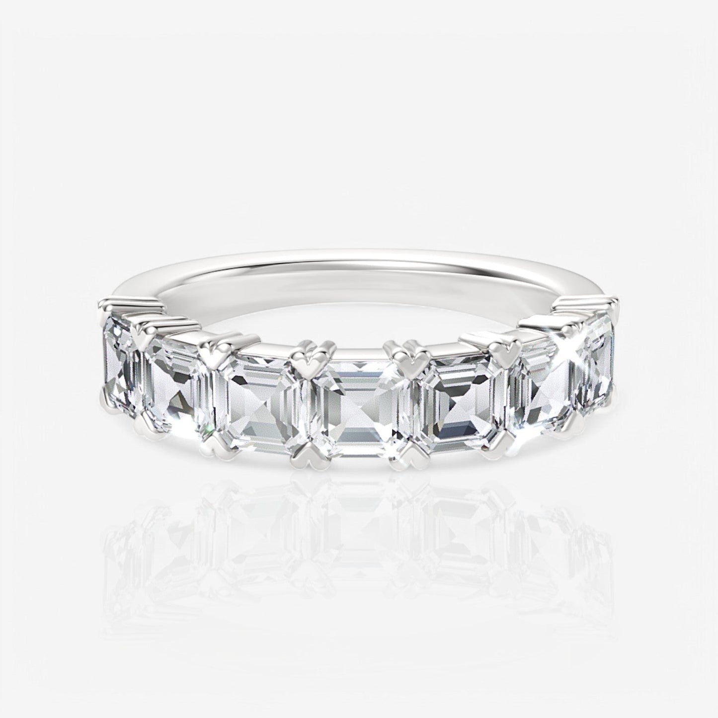 14kt white gold/18kt white gold/platinum/3.00/top