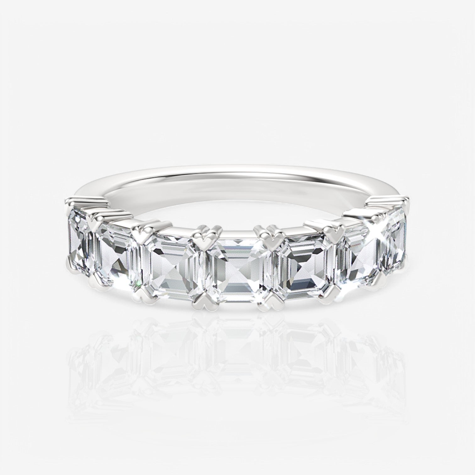 14kt white gold/18kt white gold/platinum/3.00/top