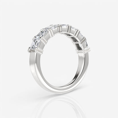 14kt white gold/18kt white gold/platinum/3.00/side