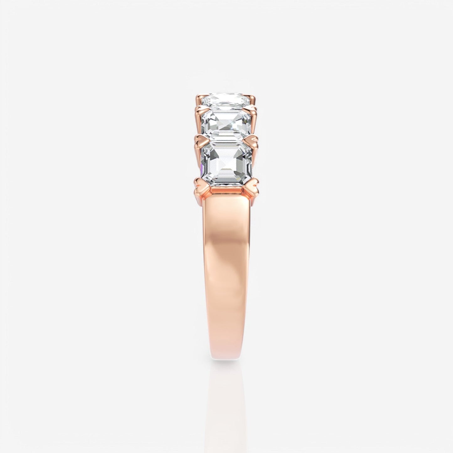 18kt rose gold/3.00/side