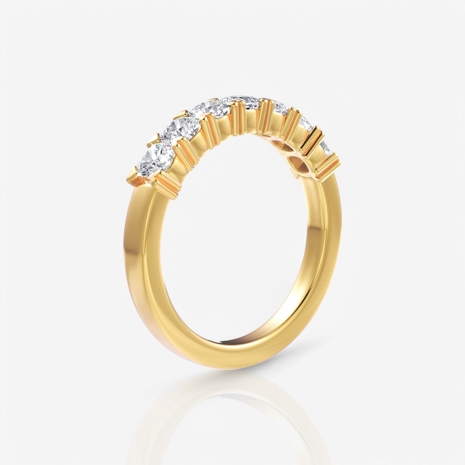18kt yellow gold/0.50/side