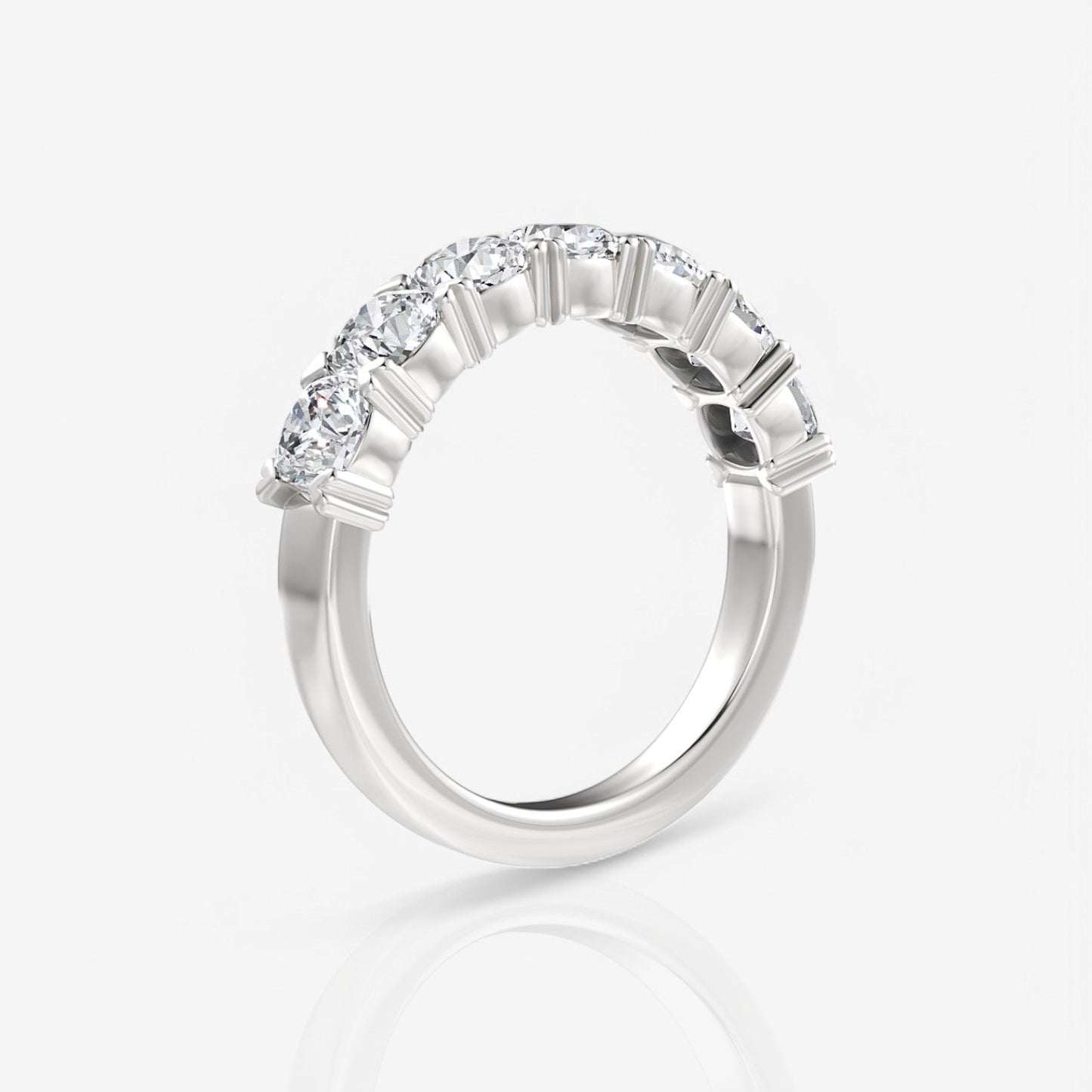 14kt white gold/18kt white gold/platinum/3.00/side