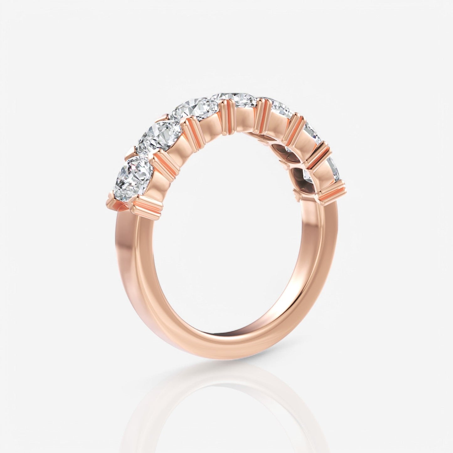 18kt rose gold/1.50/side