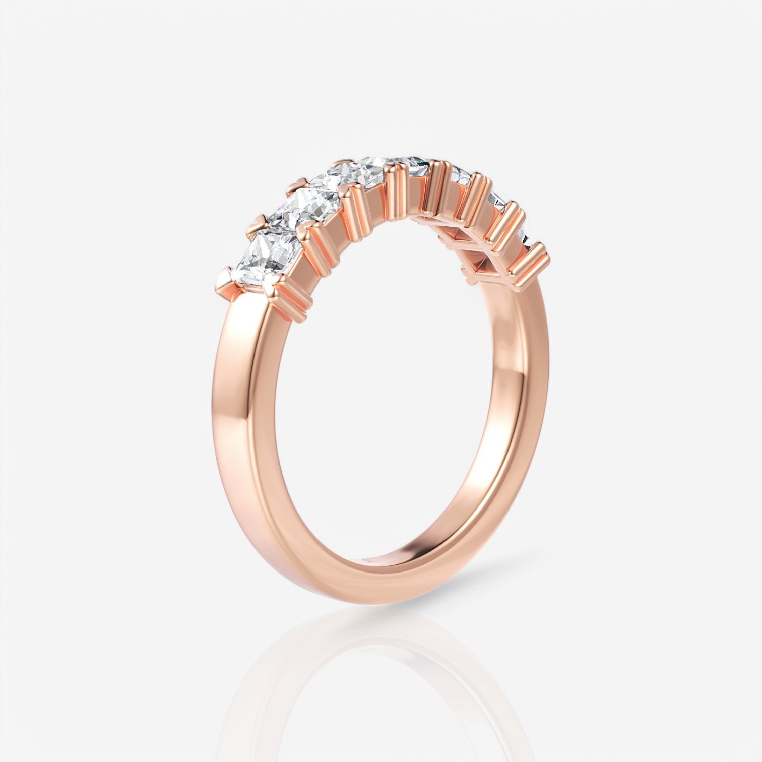 18kt rose gold/1.00/side