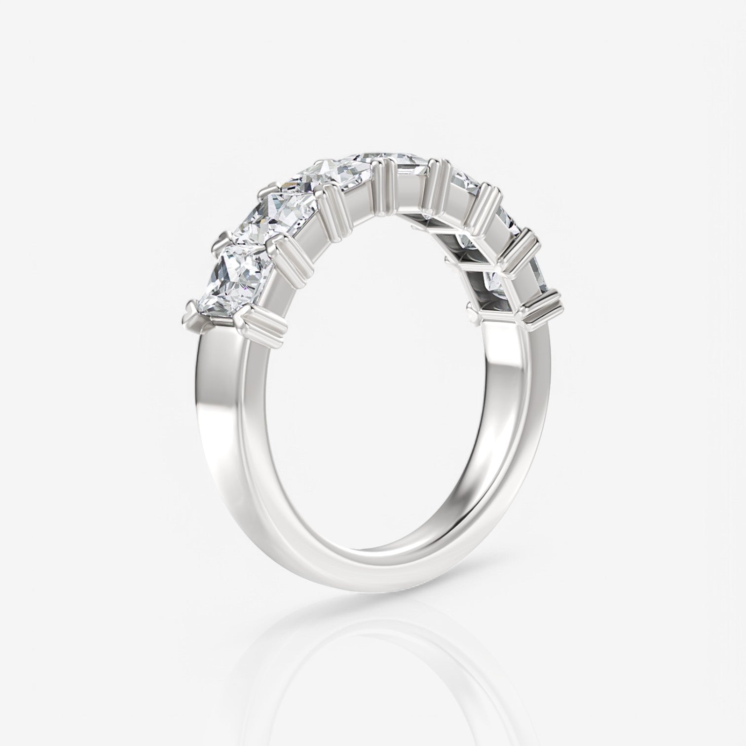 14kt white gold/18kt white gold/platinum/2.00/side