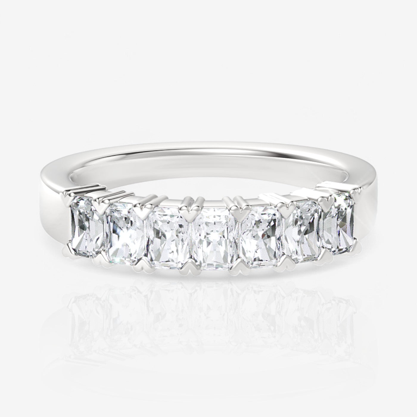14kt white gold/18kt white gold/platinum/0.50/top