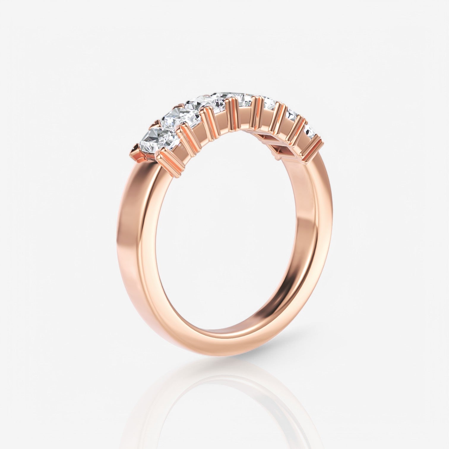 18kt rose gold/0.75/side